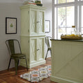 Dispensa da cucina color bianco sporco in stile Seaside Lodge