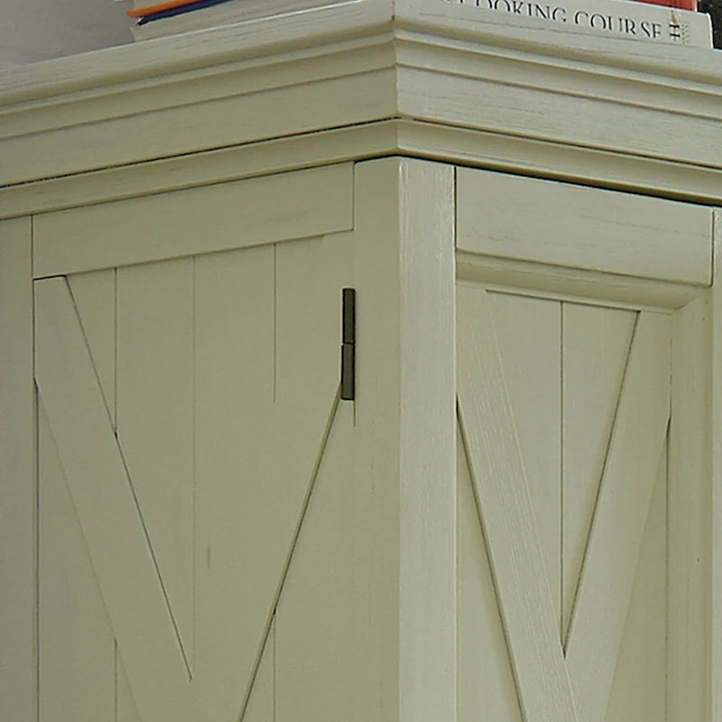Dispensa da cucina color bianco sporco in stile Seaside Lodge