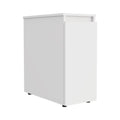 Bathroom Storage Cabinet with Liftable Top and Drawer