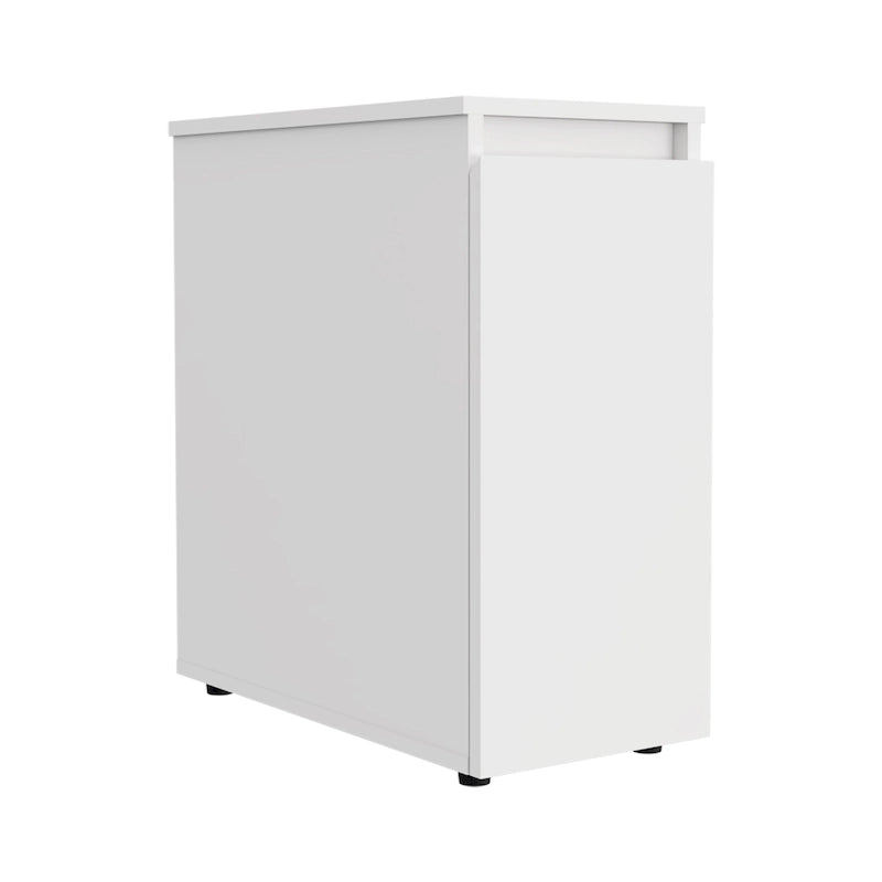 Bathroom Storage Cabinet with Liftable Top and Drawer