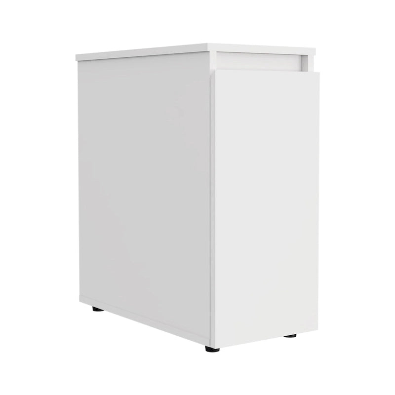 Bathroom Storage Cabinet with Liftable Top and Drawer