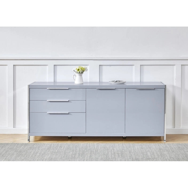 Modern Lacquer 3-drawer Cabinet