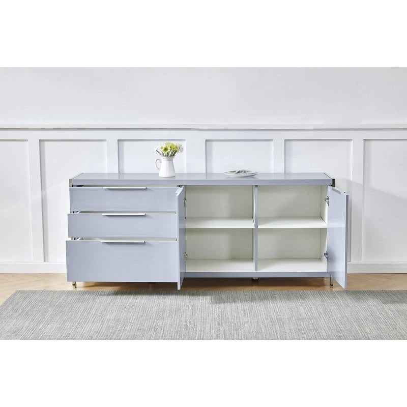 Modern Lacquer 3-drawer Cabinet
