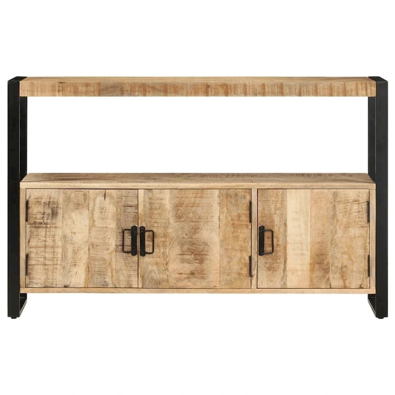 Mobiletto laterale 47.2x11.8x29.5 in legno massello di mango