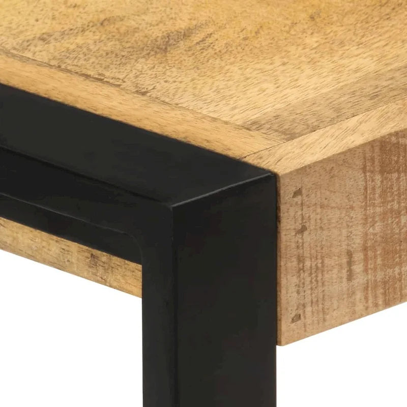 Mobiletto laterale 47.2x11.8x29.5 in legno massello di mango