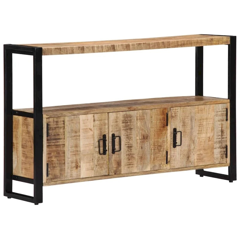Mobiletto laterale 47.2x11.8x29.5 in legno massello di mango