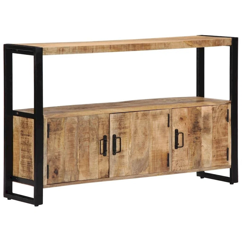 Mobiletto laterale 47.2x11.8x29.5 in legno massello di mango