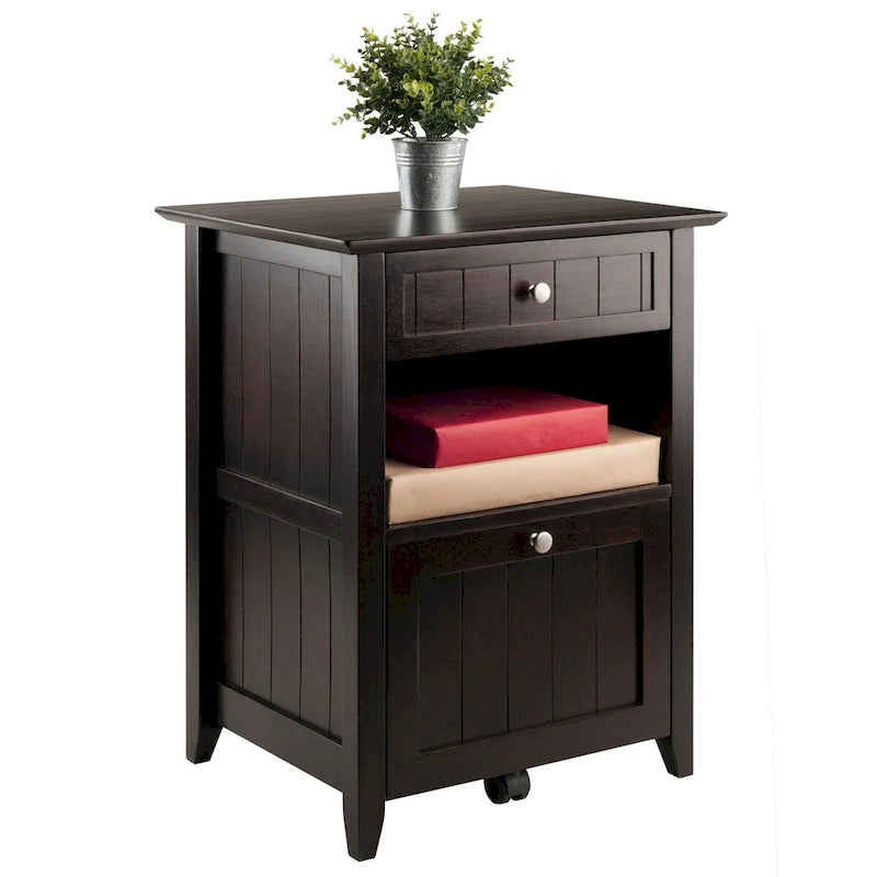 File Cabinet Coffee Finish
