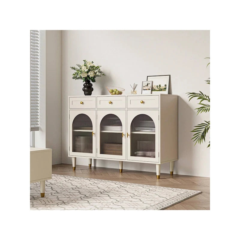 47.2 Wide 3 Drawer Sideboard Buffet