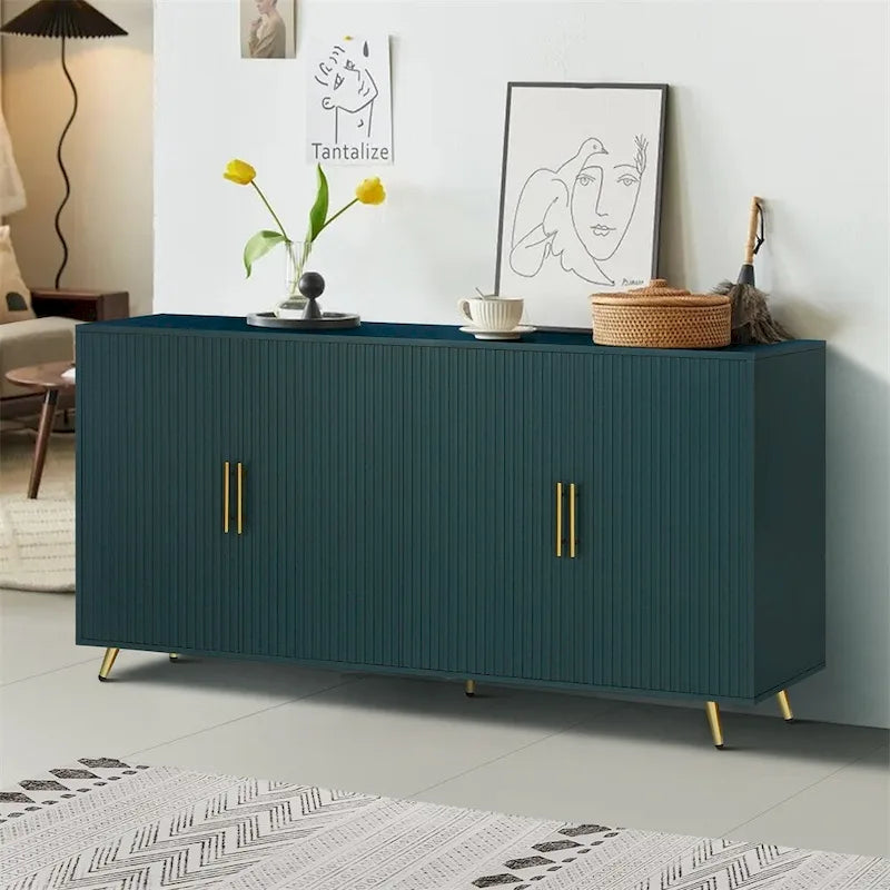 Sideboard Storage Cabinet & Adjustable Shelves for Living Room Bedroom