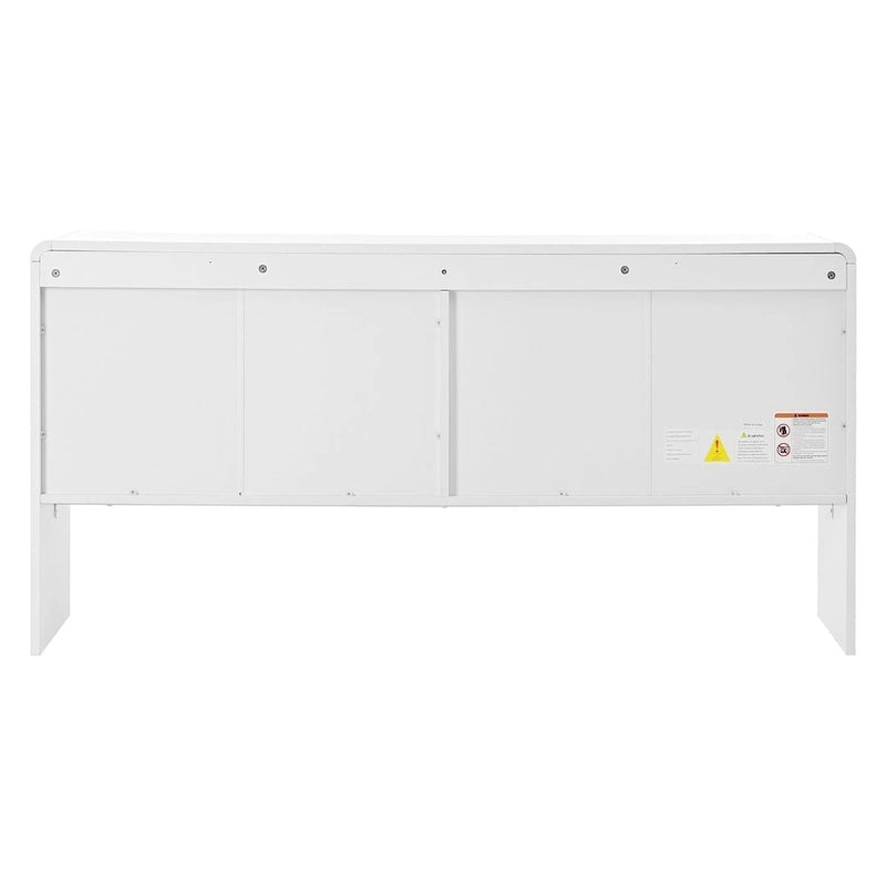 Ampio mobile contenitore da 60 in stile minimalista con 4 ante, buffet/credenza
