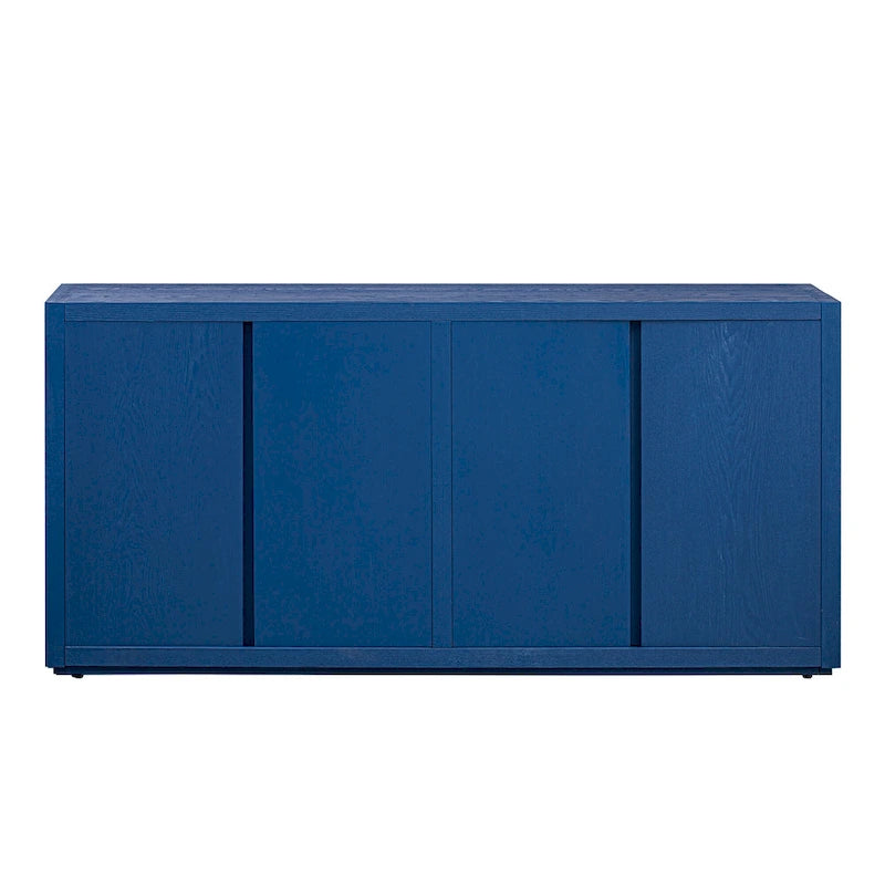 Credenza a quattro ante con impiallacciatura in frassino